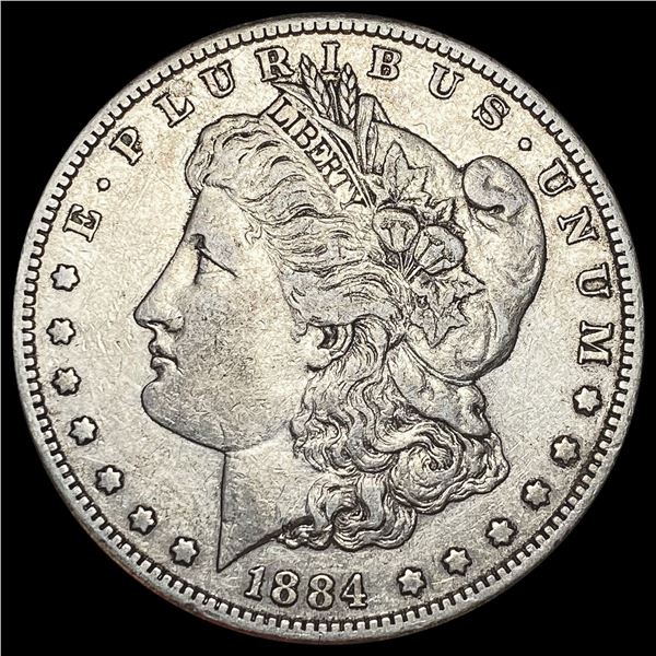 1884-S Morgan Silver Dollar NEARLY UNCIRCULATED