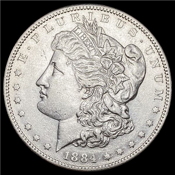 1884-S Morgan Silver Dollar CLOSELY UNCIRCULATED