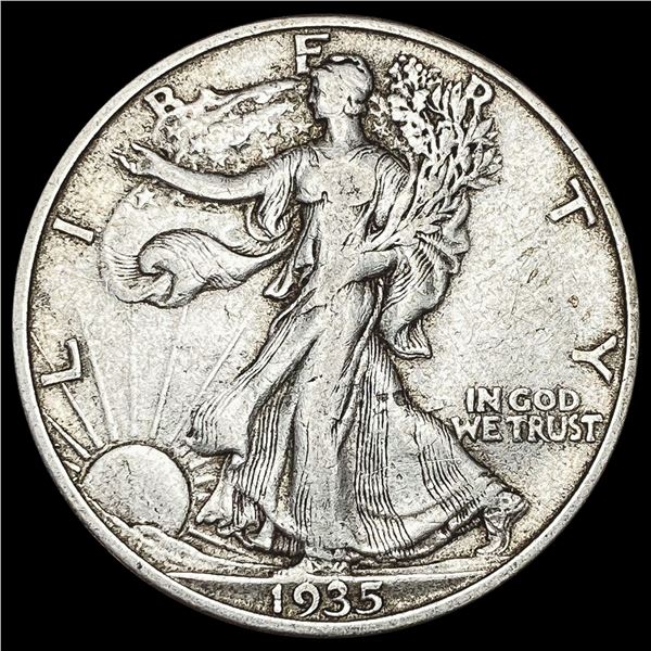 1935-S Walking Liberty Half Dollar LIGHTLY CIRCULATED