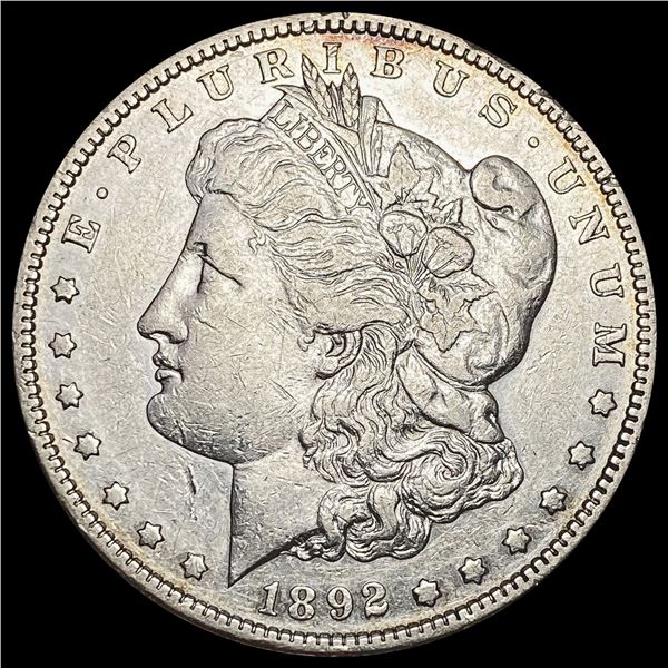 1892-S Morgan Silver Dollar NEARLY UNCIRCULATED