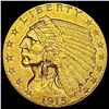 1915 Indian Head $2.50 Gold Quarter Eagl UNCIRCULATED