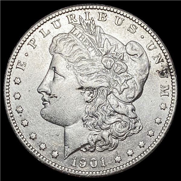 1901-S Morgan Silver Dollar CLOSELY UNCIRCULATED