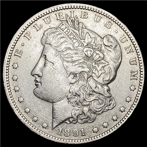 1891-O Morgan Silver Dollar CLOSELY UNCIRCULATED