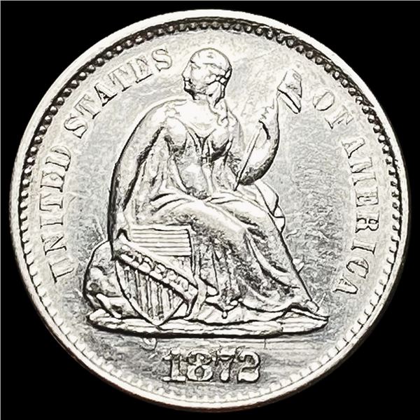 1872-S Seated Liberty Half Dime UNCIRCULATED