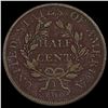 Image 2 : 1807 Draped Bust Half Cent NICELY CIRCULATED