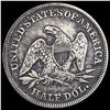Image 2 : 1853 Arrows Seated Liberty Half Dollar LIGHTLY CIRCULATED