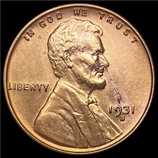 1931-S Lincoln Wheat Cent UNCIRCULATED