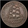 Image 2 : 1837 Van Buren Hard Times Token1841 We CLOSELY UNCIRCULATED