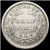 Image 2 : 1839 Seated Liberty Half Dime CLOSELY UNCIRCULATED