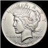Image 1 : 1935 Peace Silver Dollar NEARLY UNCIRCULATED