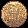 Image 1 : 1866 Two Cent Piece CLOSELY UNCIRCULATED