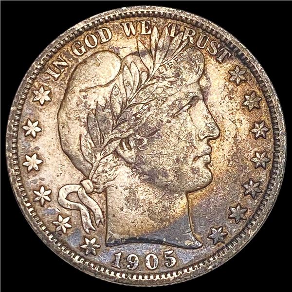 1905-S Barber Half Dollar NEARLY UNCIRCULATED