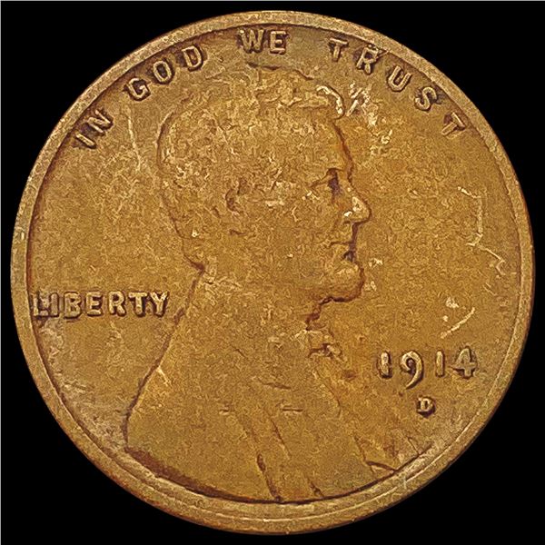 1914-D Wheat Cent NICELY CIRCULATED