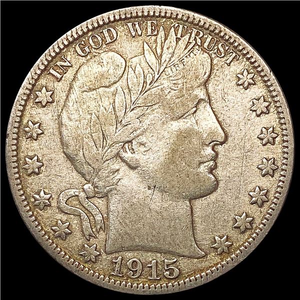 1915-S Barber Half Dollar NEARLY UNCIRCULATED