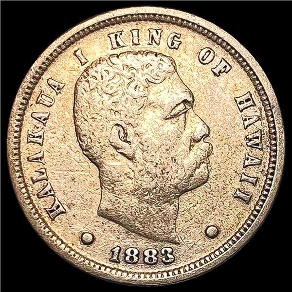 1883 Kingdom of Hawaii Dime CLOSELY UNCIRCULATED