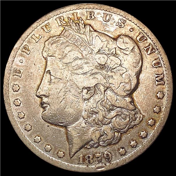 1879-CC Capped Morgan Silver Dollar NICELY CIRCULATED