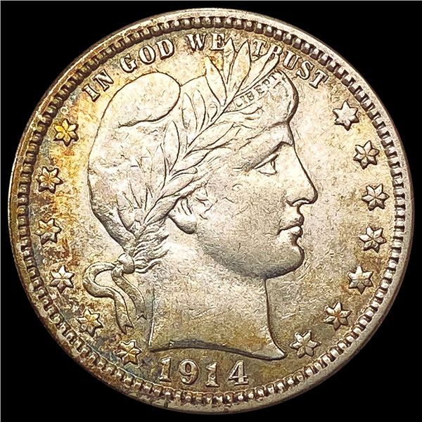 1914 Barber Quarter CLOSELY UNCIRCULATED