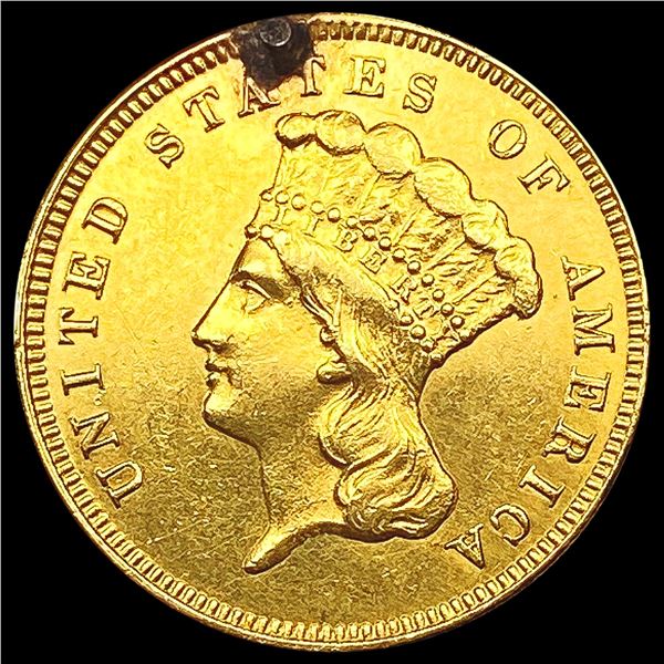 1874 $3 Gold Piece UNCIRCULATED