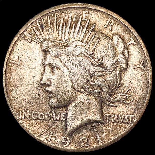 1921 Silver Peace Dollar NEARLY UNCIRCULATED