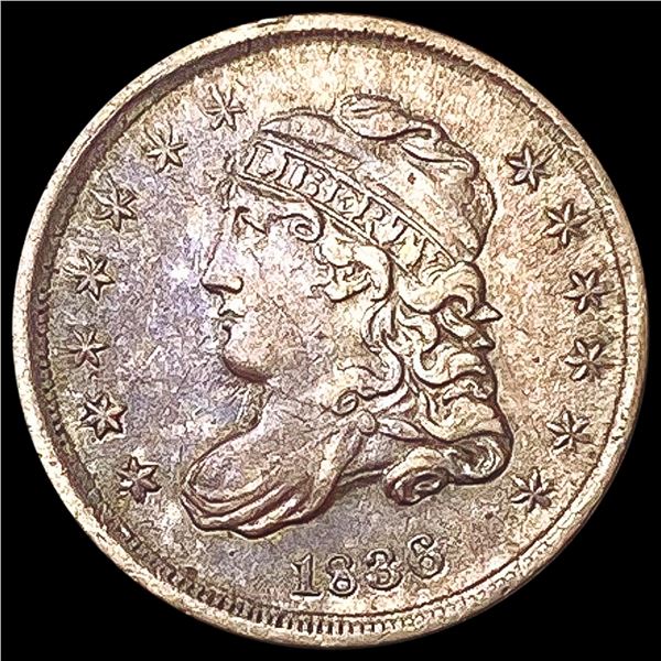 1836 Capped Bust Half Dime CLOSELY UNCIRCULATED