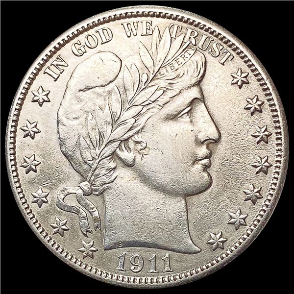 1911 Barber Half Dollar CLOSELY UNCIRCULATED