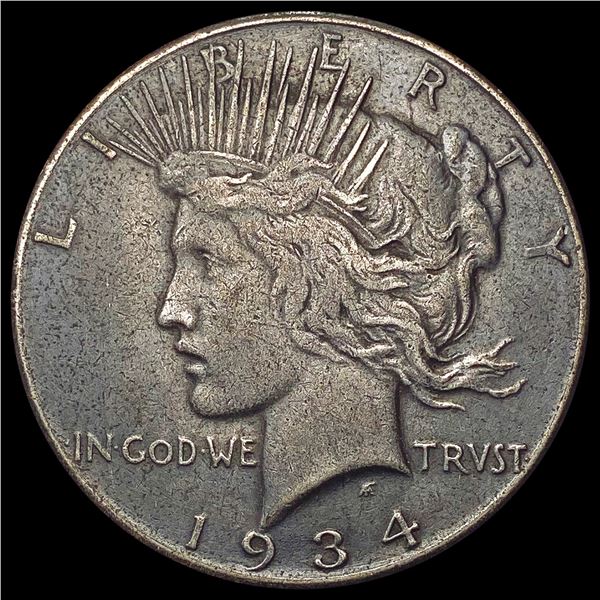1934-S Silver Peace Dollar LIGHTLY CIRCULATED