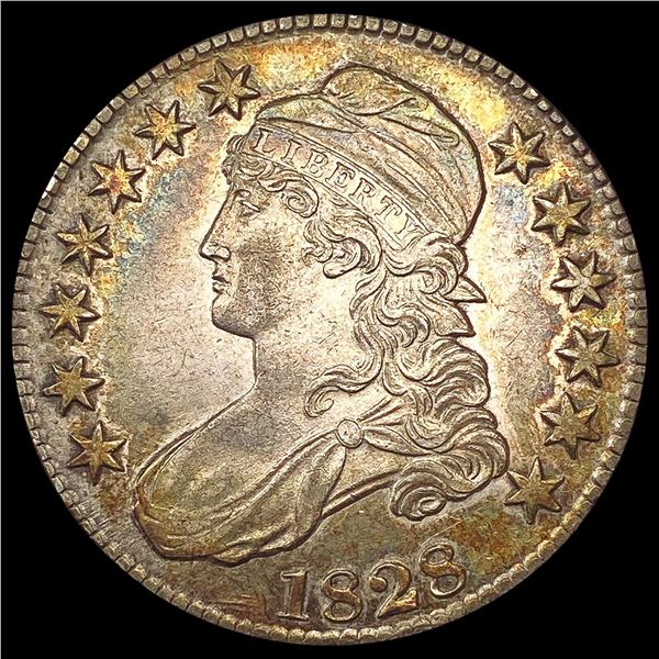 1828 Capped Bust Half Dollar CLOSELY UNCIRCULATED