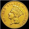 Image 1 : 1878 $3 Gold Piece UNCIRCULATED