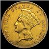 Image 1 : 1878 $3 Gold Piece CLOSELY UNCIRCULATED