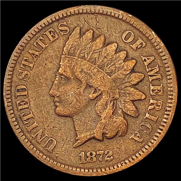 1872 Indian Head Cent LIGHTLY CIRCULATED