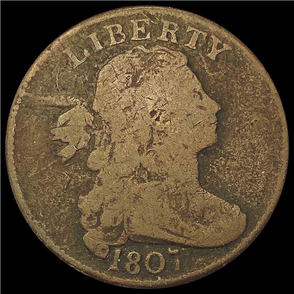 1807 Draped Bust Large Cent NICELY CIRCULATED