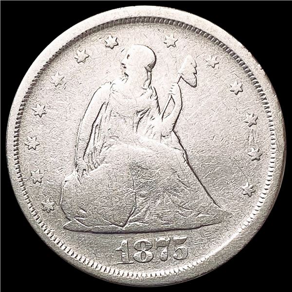 1875 Twenty Cent Piece LIGHTLY CIRCULATED