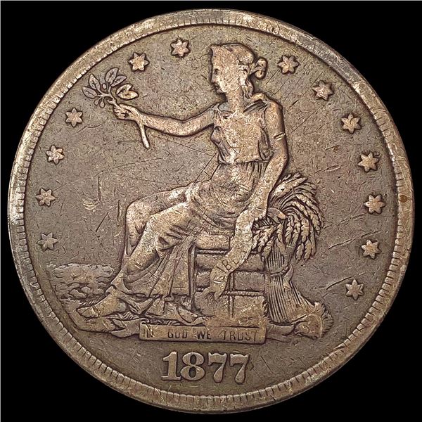 1877 Seated Liberty Dollar NICELY CIRCULATED