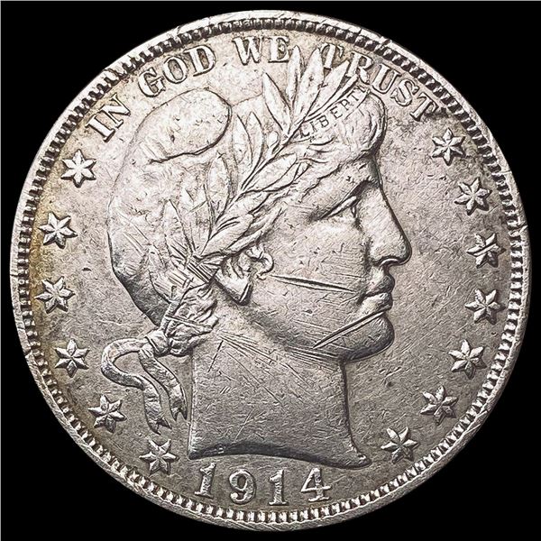 1914-S Barber Half Dollar HIGH GRADE