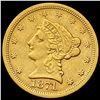 Image 1 : 1871-S $2.50 Gold Quarter Eagle CLOSELY UNCIRCULATED
