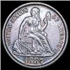 1887 Seated Liberty Dime CHOICE AU