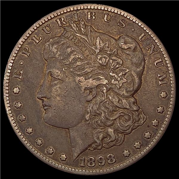 1898-S Morgan Silver Dollar NEARLY UNCIRCULATED