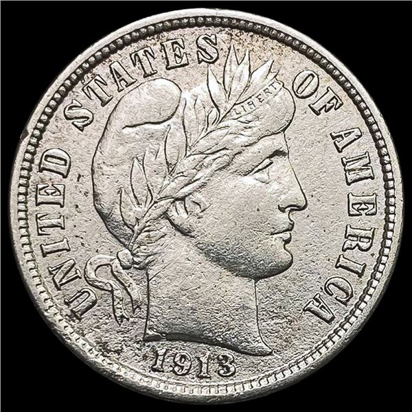 1913 Barber Dime CLOSELY UNCIRCULATED