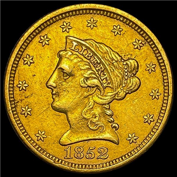 1852 $2.50 Gold Quarter Eagle CLOSELY UNCIRCULATED