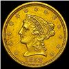 Image 1 : 1852 $2.50 Gold Quarter Eagle CLOSELY UNCIRCULATED