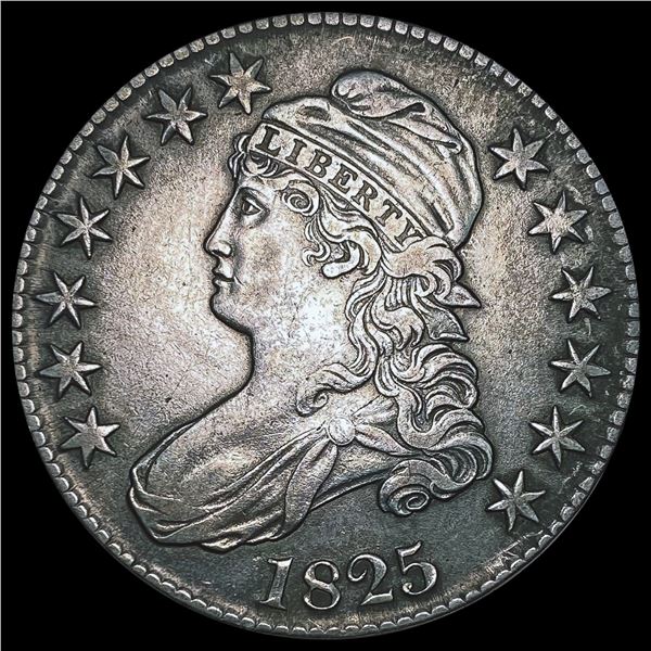 1825 Capped Bust Half Dollar CHOICE AU