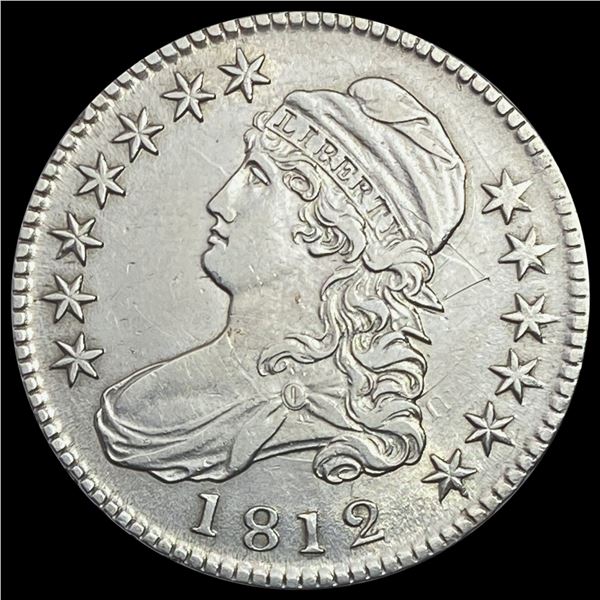 1812 Capped Bust Half Dollar CLOSELY UNCIRCULATED