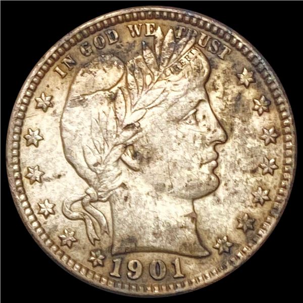 1901 Barber Quarter CLOSELY UNCIRCULATED