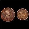 Image 1 : [2] 1841-1909 Varied US Coins 1C - HD LIGHTLY CIRCULATED
