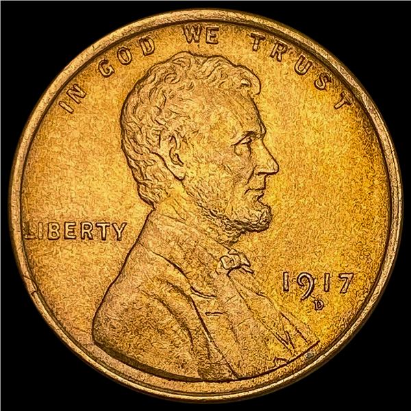 1917-D RD Wheat Cent UNCIRCULATED