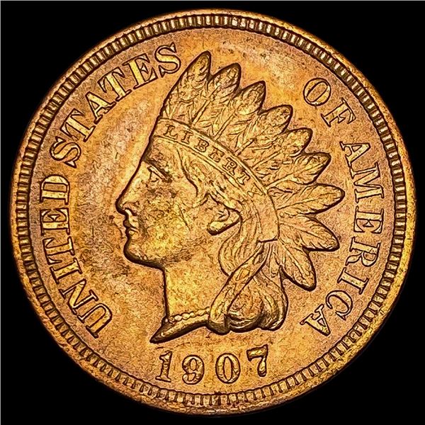1907 RD Indian Head Cent UNCIRCULATED