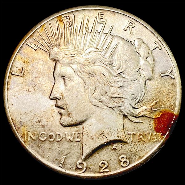 1928 Silver Peace Dollar CHOICE AU