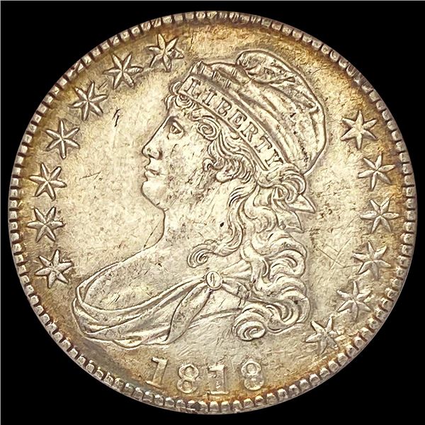 1818 Capped Bust Half Dollar CLOSELY UNCIRCULATED