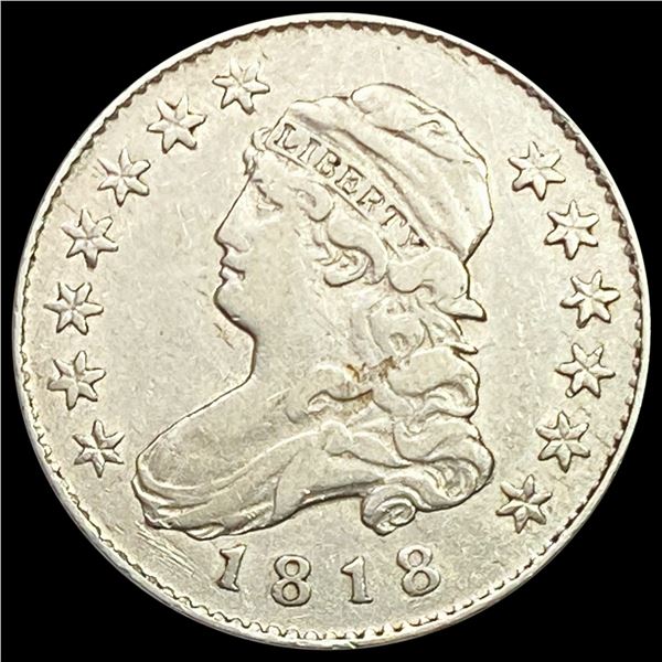 1818 Capped Bust Quarter CLOSELY UNCIRCULATED