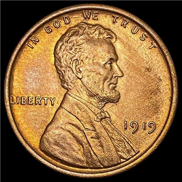 1919 RD Wheat Cent UNCIRCULATED